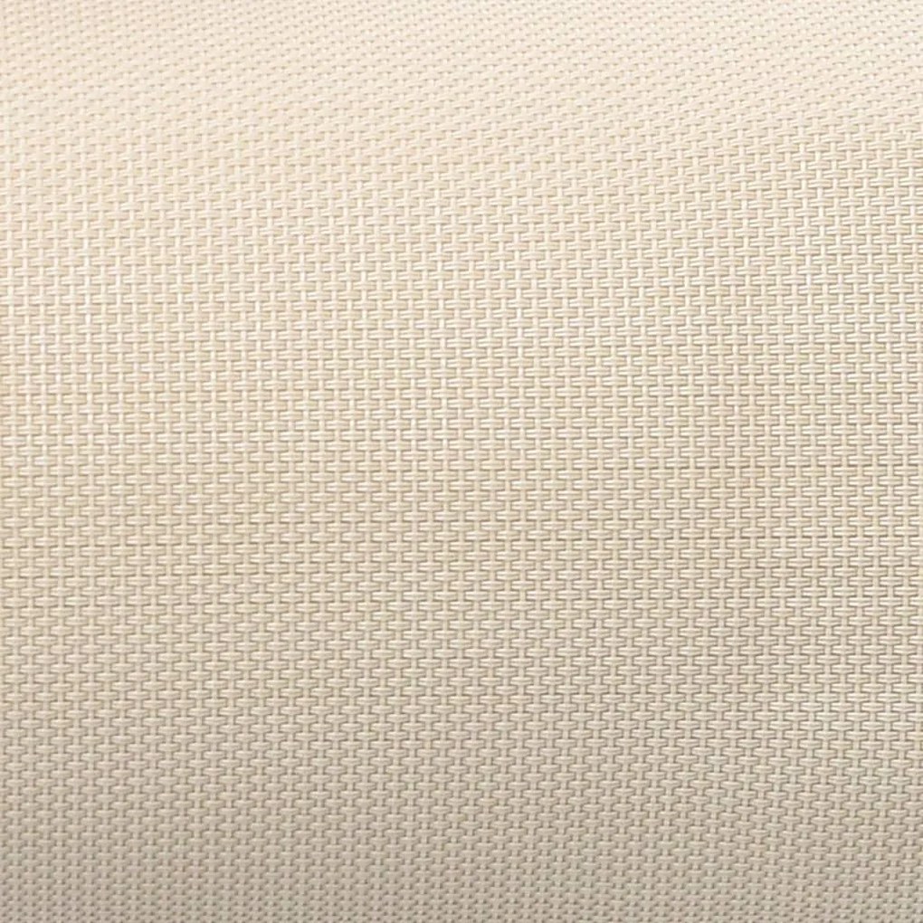 Encosto cabeça cadeira de pátio 40x7,5x15 cm textilene creme
