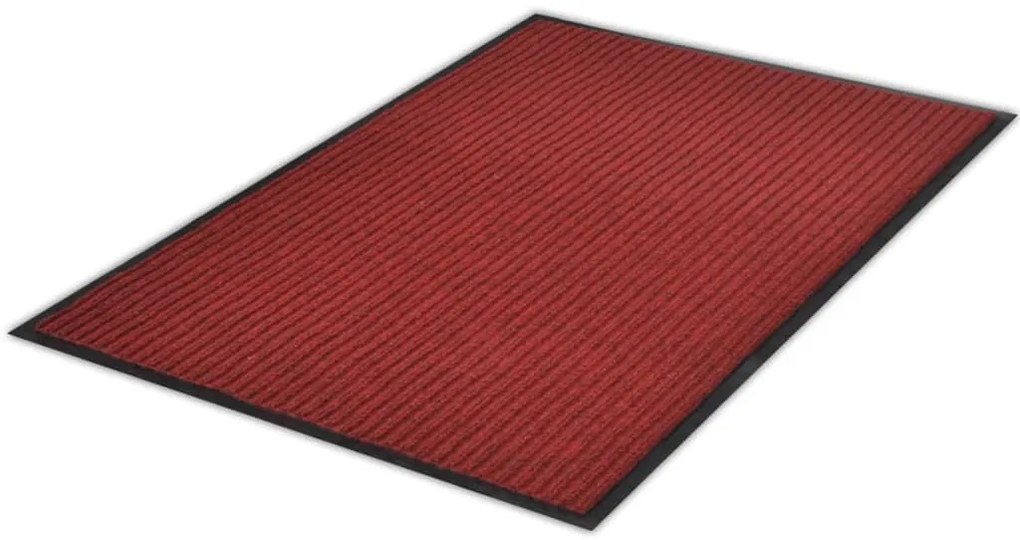 Tapete vermelho para porta em PVC 120 x 180 cm