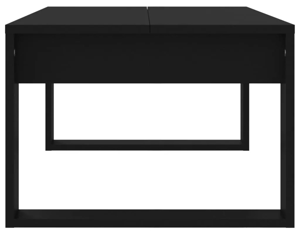 Mesa de centro 102x50x35 cm derivados de madeira preto