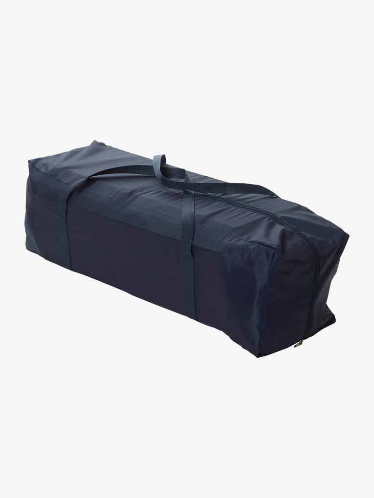 Cama de viagem dobrável Mobi'bed VERBAUDET azul escuro liso com motivo