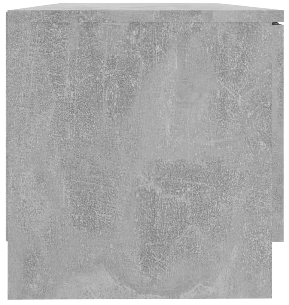 Móveis de TV 2pcs 80x35x36,5cm madeira processada cinza cimento