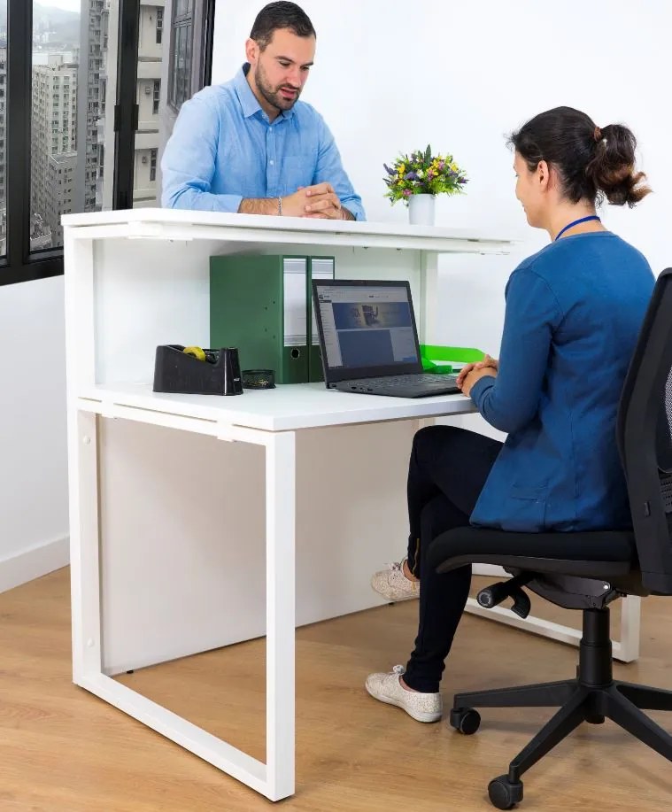 Balcão de Receção 800x800x1100mm – Kclose