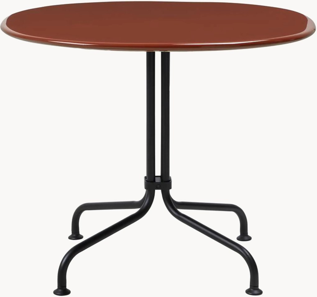 Mesa de jantar bistrô redonda com tampo de mesa em cerâmica Carmel, Ø 75 x Alt 73 cm
