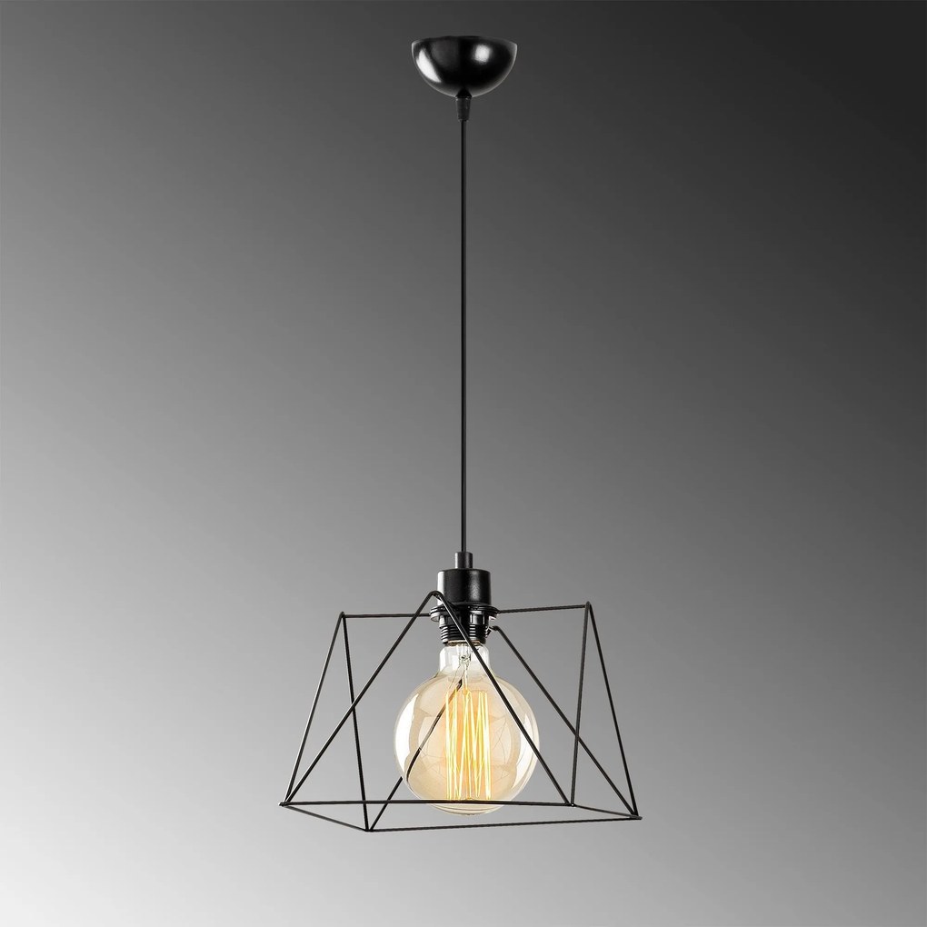 Chandelier Best – Preto – 24 cm x 122 cm