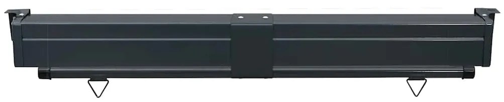 Toldo lateral para varanda 145x250 cm preto