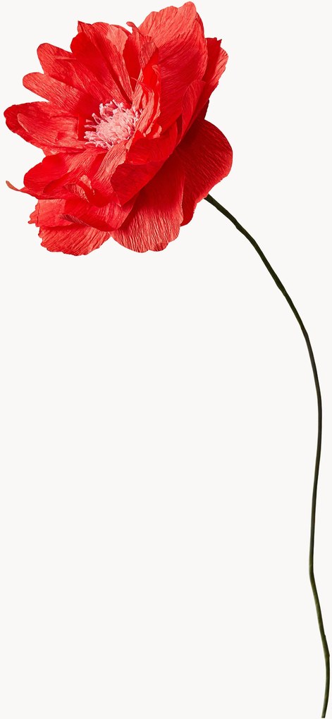 Flor artificial artesanal Oriental Poppy