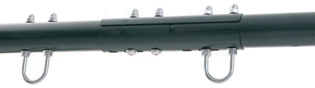Estrutura de baloiço exterior com 2 ganchos suspensos aço azul