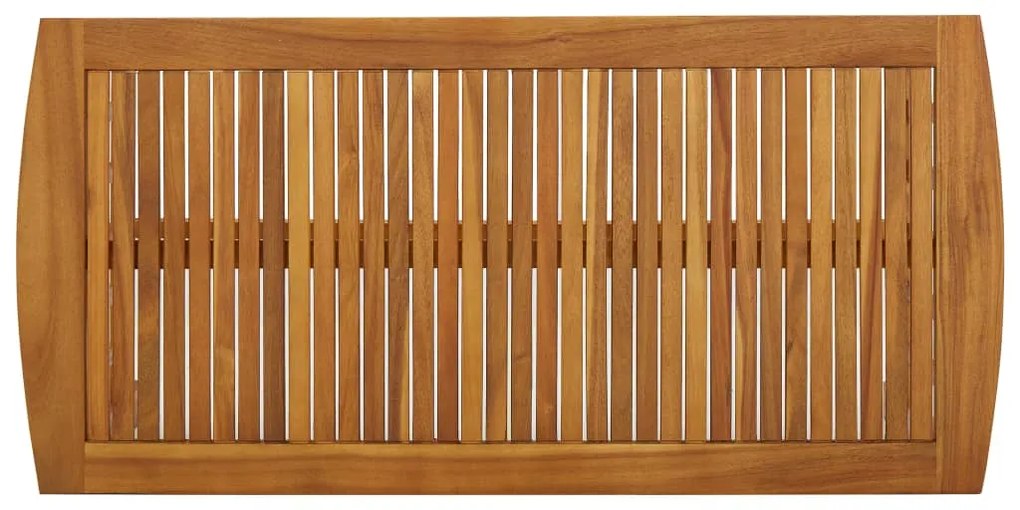 Mesa de centro 102x50x43 cm madeira de acácia maciça