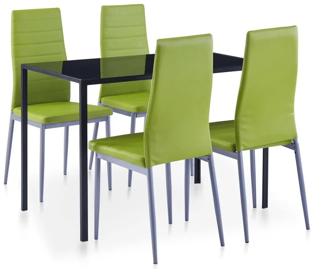 Conjunto de jantar 5 pcs verde
