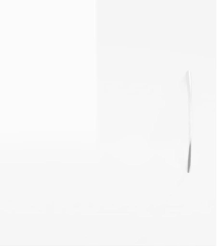 Móvel de TV Sami de 102cm com 2 Portas - Branco Brilhante - Design Min