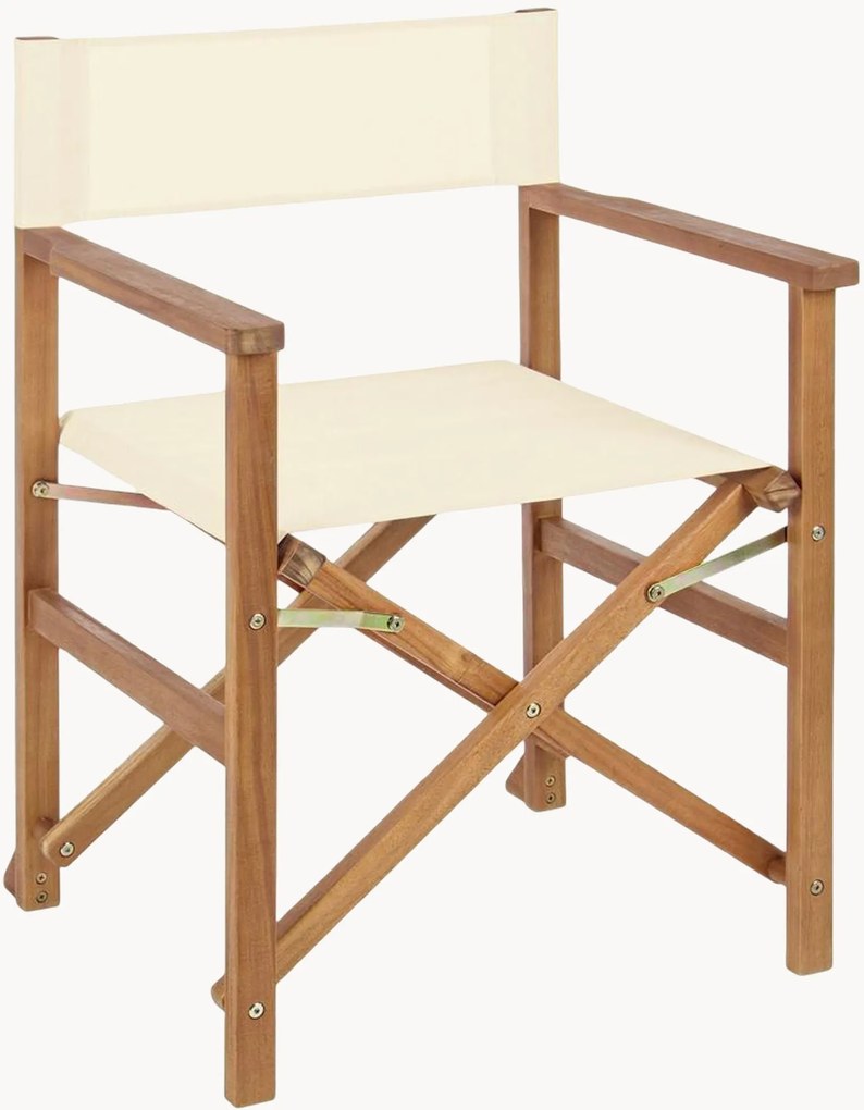 Cadeiras de jardim em madeira de acácia Noemi, conjunto de 2