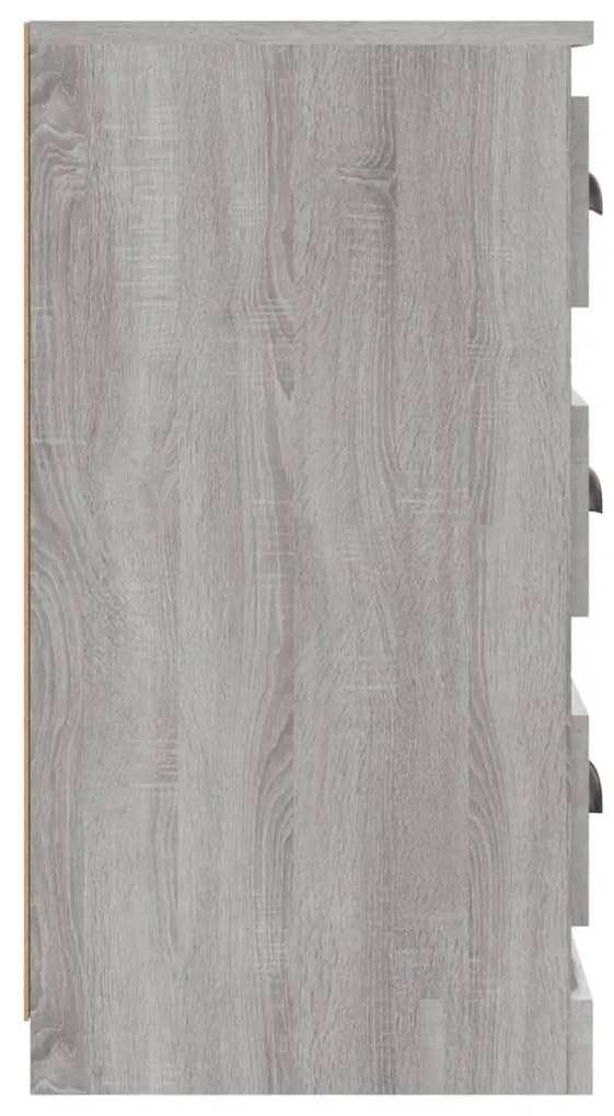 Aparador 70x35,5x67,5 cm derivados de madeira cinzento sonoma