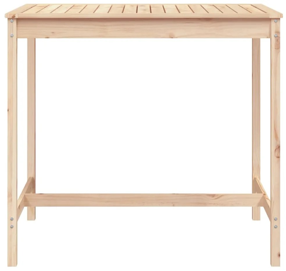Mesa de jardim 121x82,5x110 cm madeira de pinho maciça