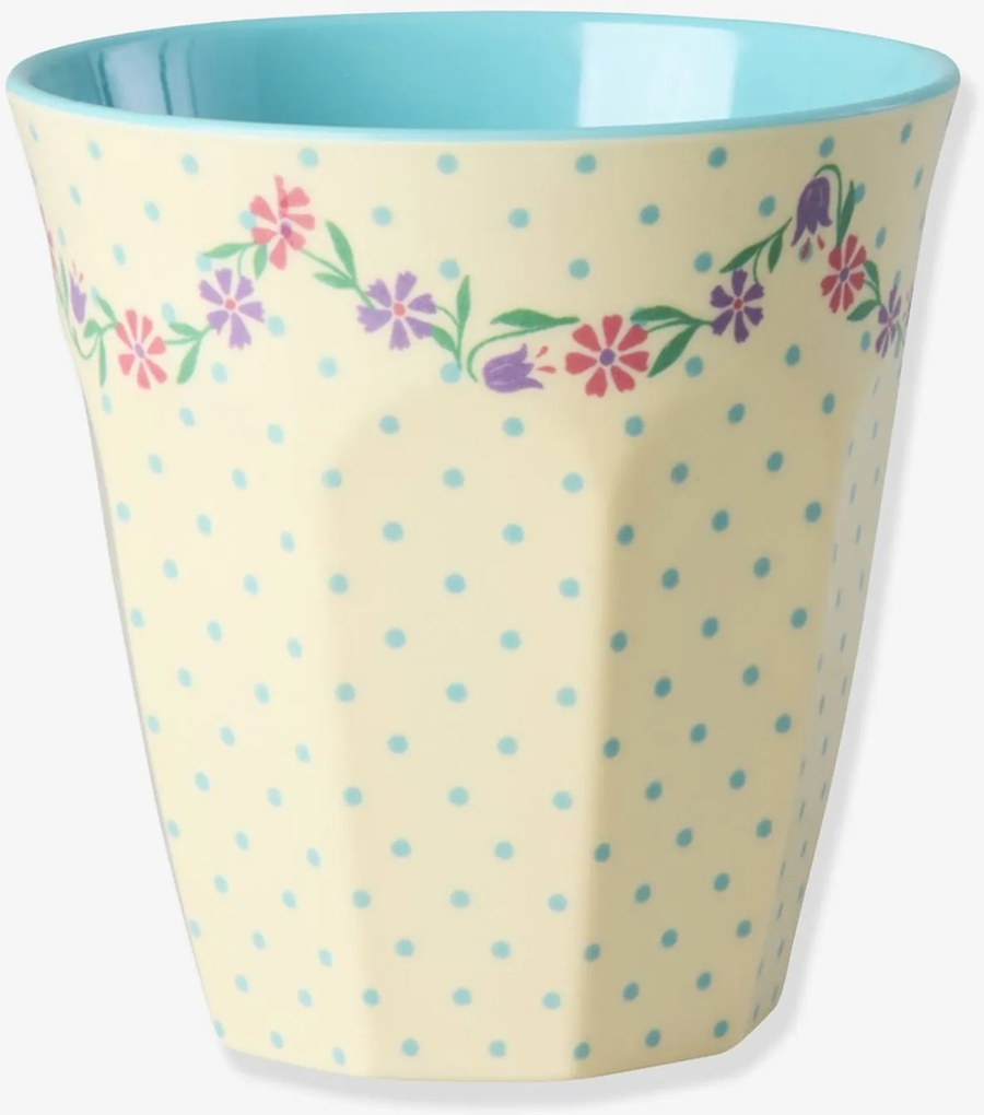 Copo de melamina TUPFEN & BLUMEN 250 ml rice multicolor