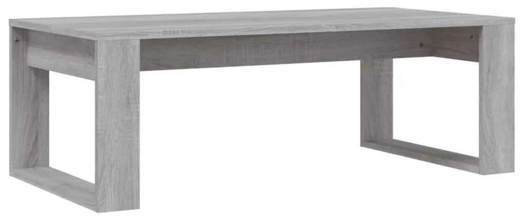 Mesa de centro 102x50x35 cm derivados madeira cinzento sonoma