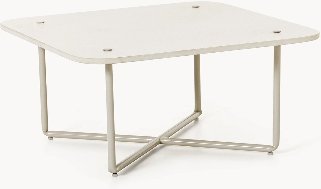 Mesa de centro com tampo em mármore artificial Cassius