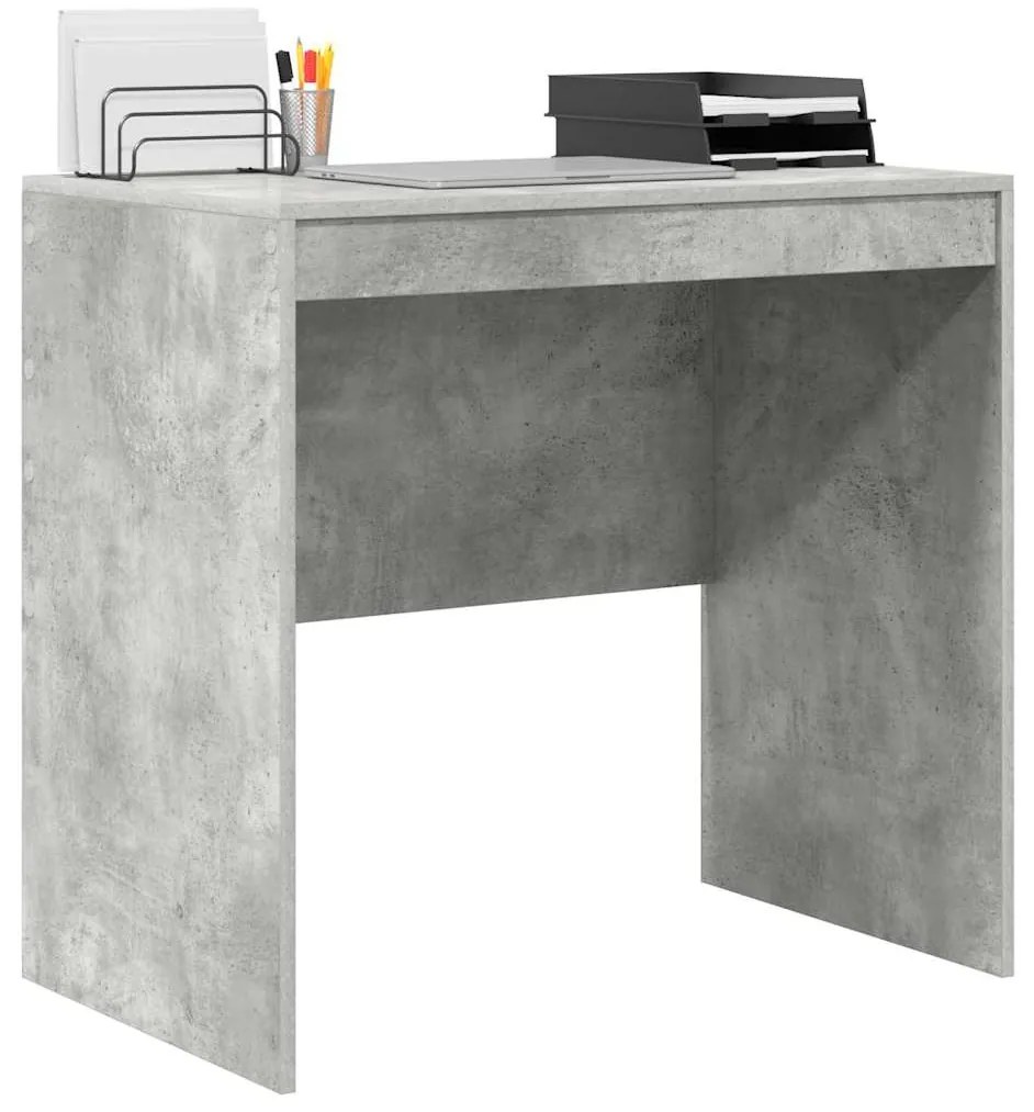 Mesa Betão Cinza 80x50x76 cm Madeira engenheirada