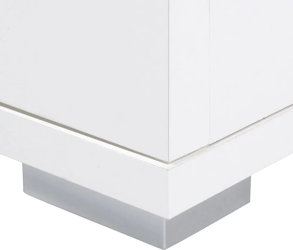 Aparador Alba com a prateleira ajustável em altura 71 x 74 x 35 cm Branco