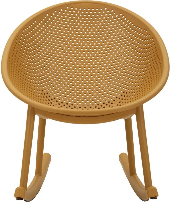 CADEIRA BALOIÇO IBIZA ROCHING 66X88X80 CM (ALTURA DO ASSENTO 38 CM) AMARELO