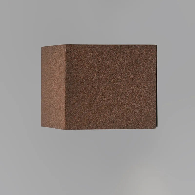 Conjunto de 2 Apliques de Parede Industriais Castanho Ferrugem IP44 - Baleno Clássico / Antigo,Country / Rústico,Industrial