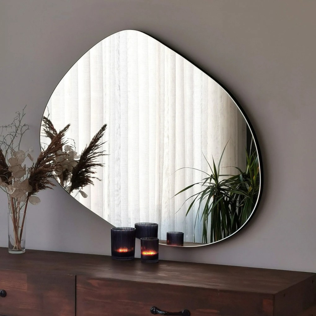 Espelho Gusto – Preto – 55 cm x 75 cm x 2,2 cm