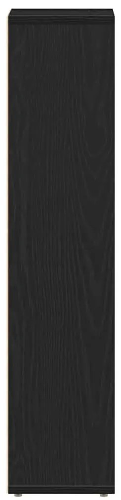 Móvel p/ casa de banho c/ suporte de rolos 20,5x20x90 cm preto