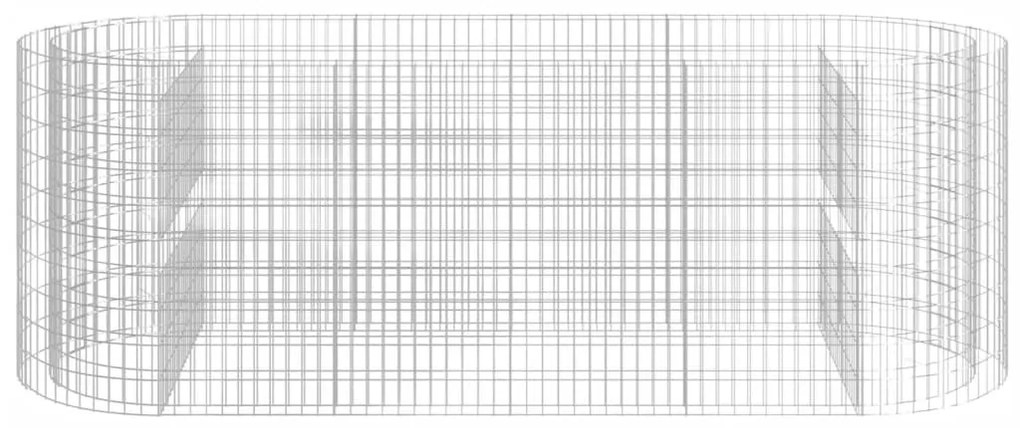 Canteiro elevado/cesto gabião 300x100x100 cm ferro galvanizado