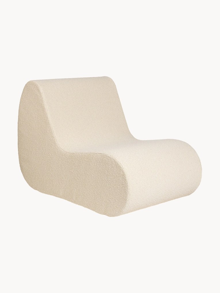 Poltrona de jardim em bouclé Rouli
