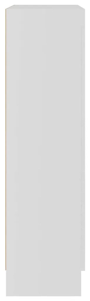 Armário vitrine 82,5x30,5x115 cm derivados de madeira branco