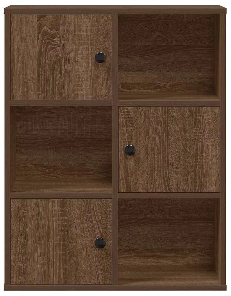 Estante 60x24x76,5 cm derivados de madeira carvalho castanho