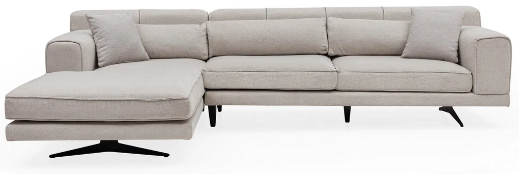 Sofá de Canto Jivago – Bege – 198 x 308 cm