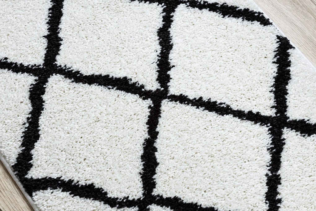 Tapete, Passadeira BERBER CROSS branco - para cozinha, ante-sala, corredor