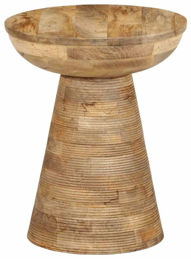 Mesa de apoio Ø37x45 cm madeira de mangueira maciça