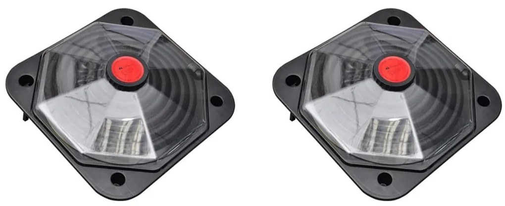 Conjunto de 2 aquecedores solares de piscina 735W