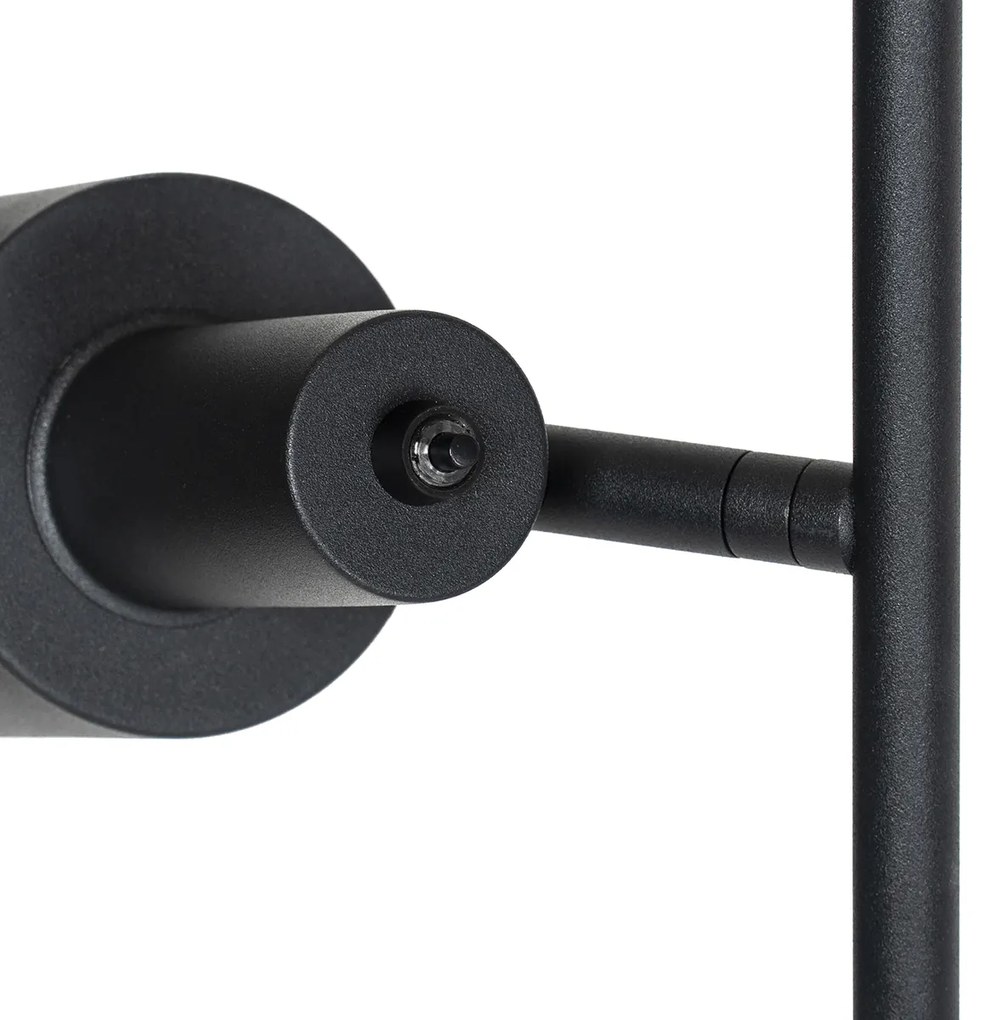 Candeeiro de pé inteligente preto com 2 A60 Wi-Fi - Stijn