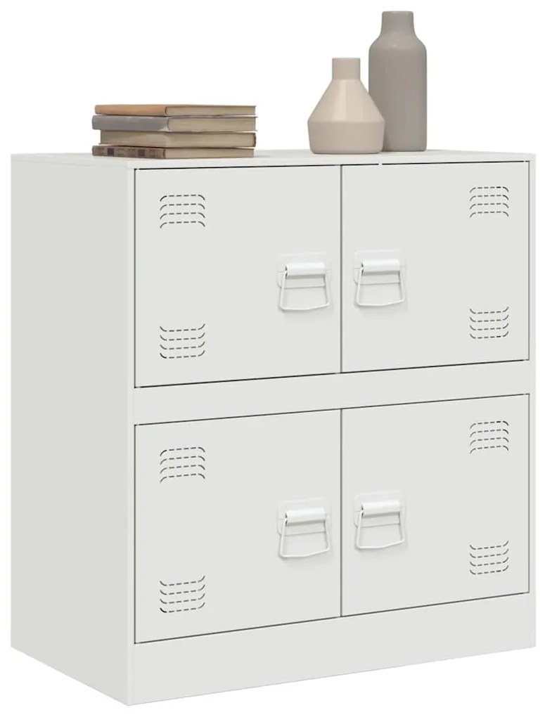 Aparador 67x39x73 cm aço branco