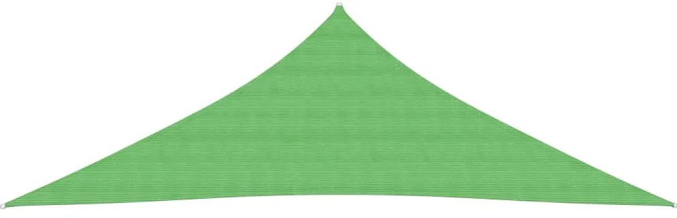 Para-sol estilo vela 160 g/m² 3x3x4,2 m PEAD verde-claro