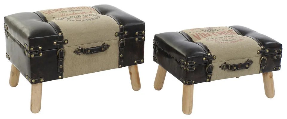 Banqueta Dkd Home Decor (2 Pcs)