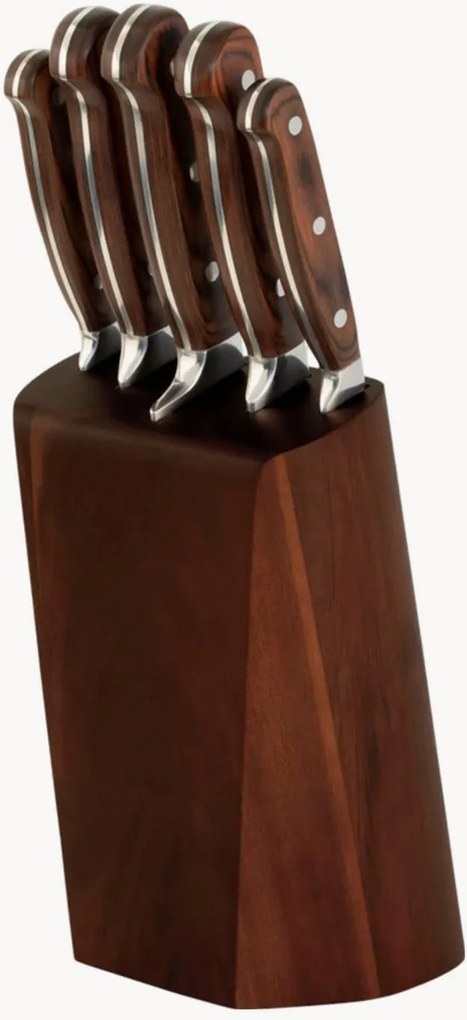 Facas de cozinha com bloco de madeira Virtuose, conjunto de 6