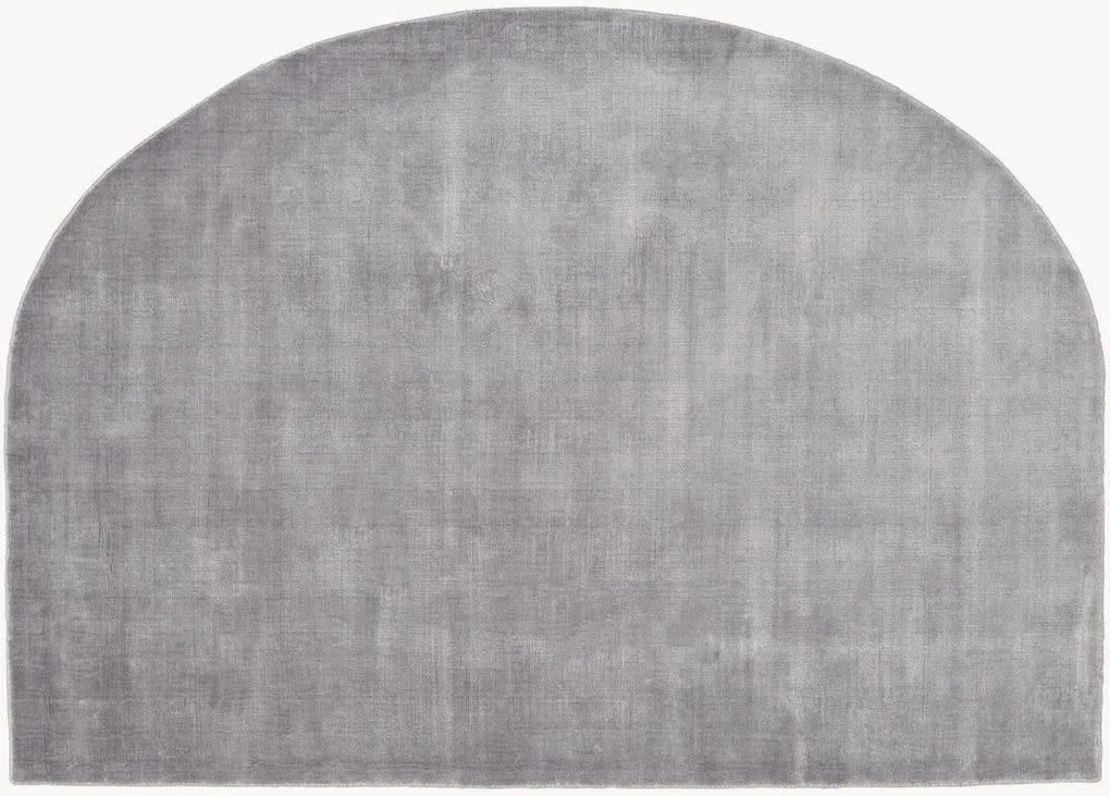 Tapete semicircular em viscose artesanal Duetto