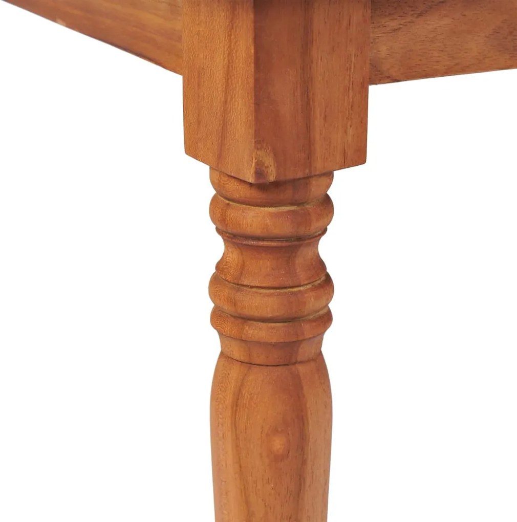 4 pcs conjunto lounge jardim c/ almofadões madeira teca maciça
