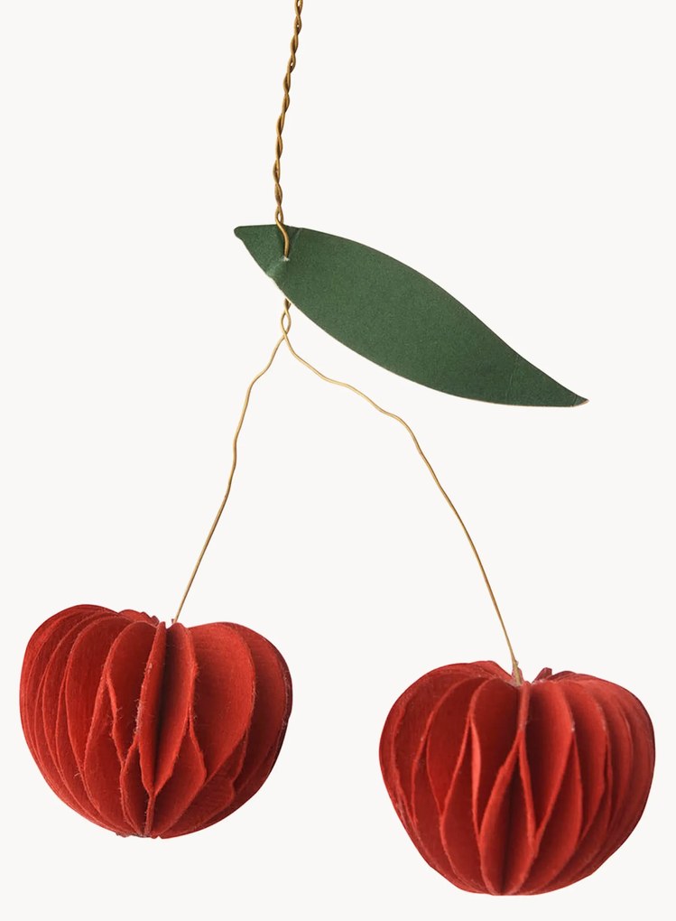 Ornamento de Páscoa artesanal Cherries