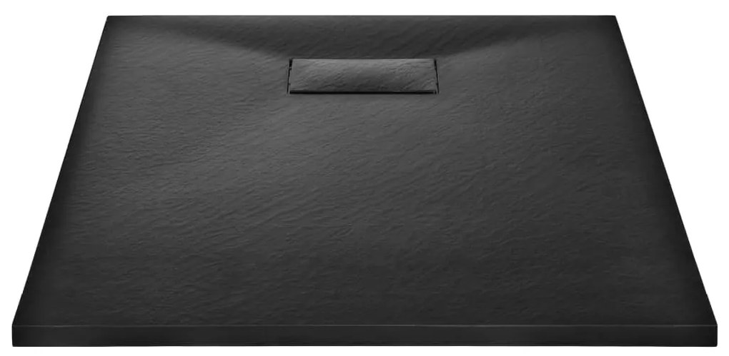 Base de chuveiro SMC 100x70 cm preto