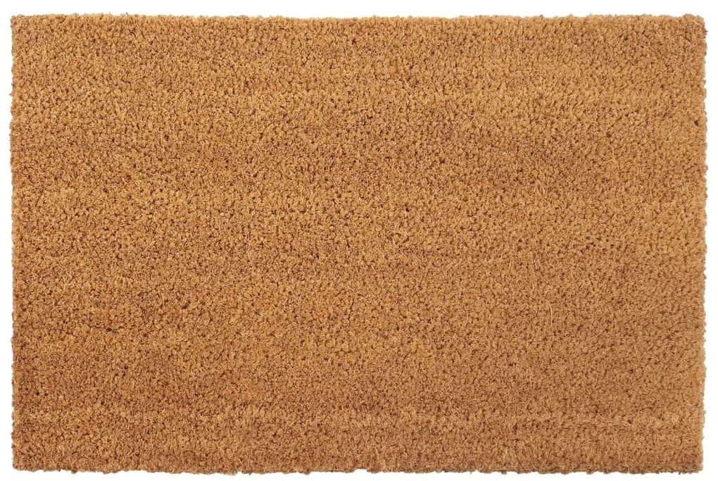 Tapetes porta 5 pcs 40x60 cm fibra de coco tufada natural