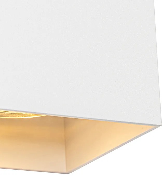 Candeeiro de parede quadrado design branco - Sabbir Design
