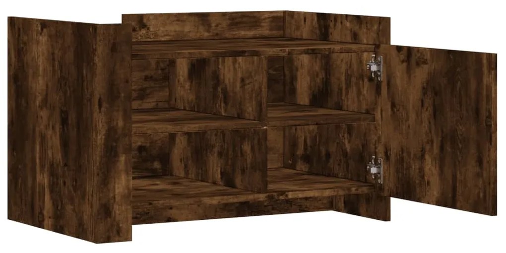 Mesa de centro 80x50x50 cm derivados de madeira carvalho fumado