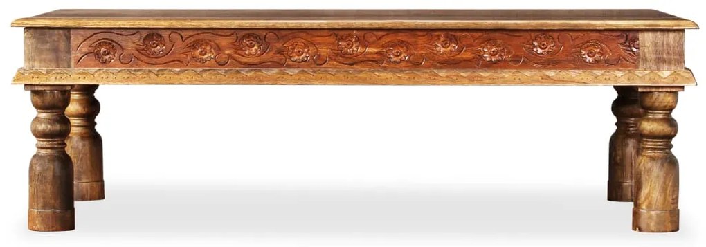 Mesa de centro madeiras mangueira/acácia maciças 110x60x38cm