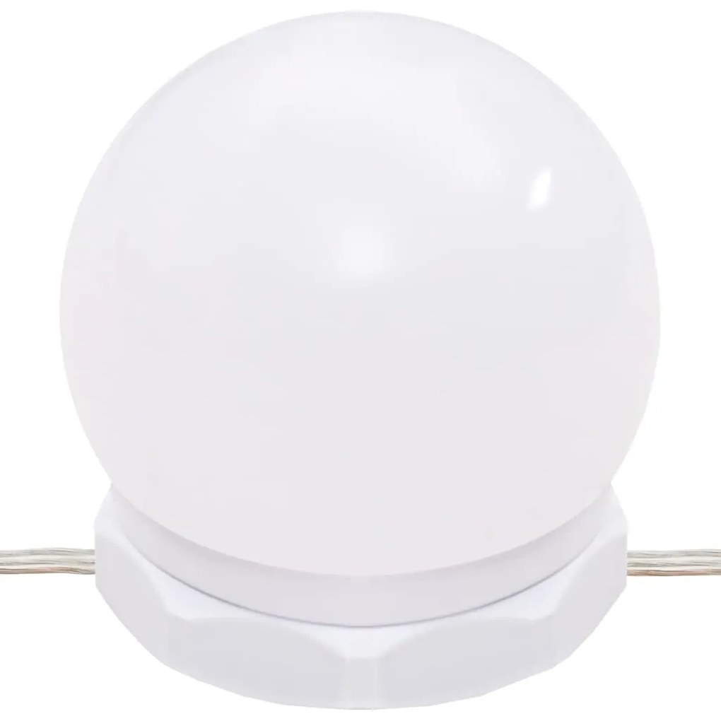Toucador com luzes LED 96x40x142 cm branco