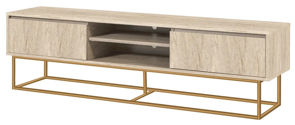 Móvel TV Rodez 180 – Traverten – 180x50x40 cm