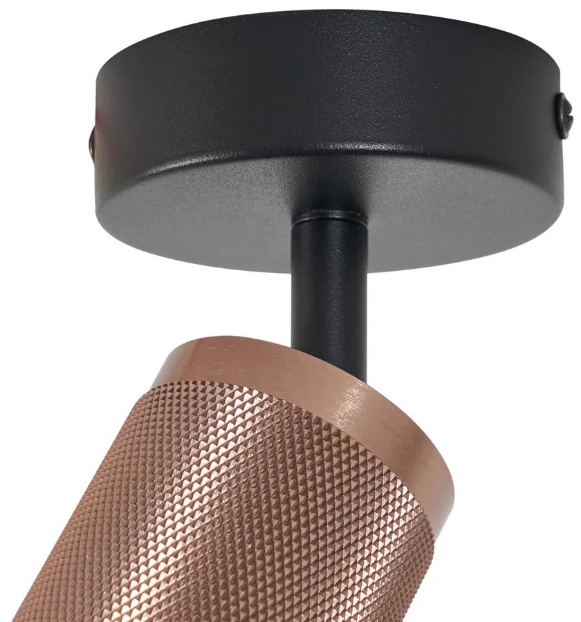 Foco de teto moderno bronze escuro ajustável - Veerle Moderno